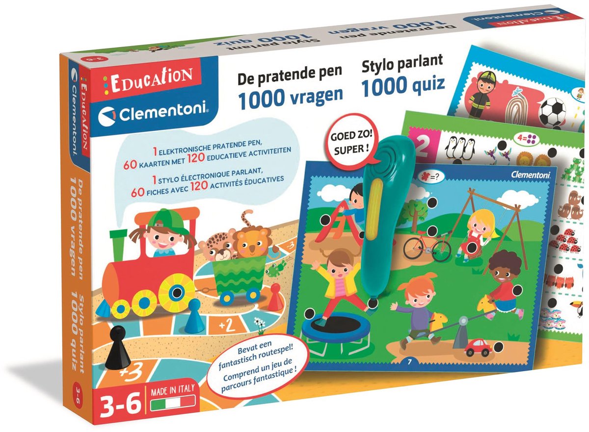 Clementoni-onderwijs - de pratende pen