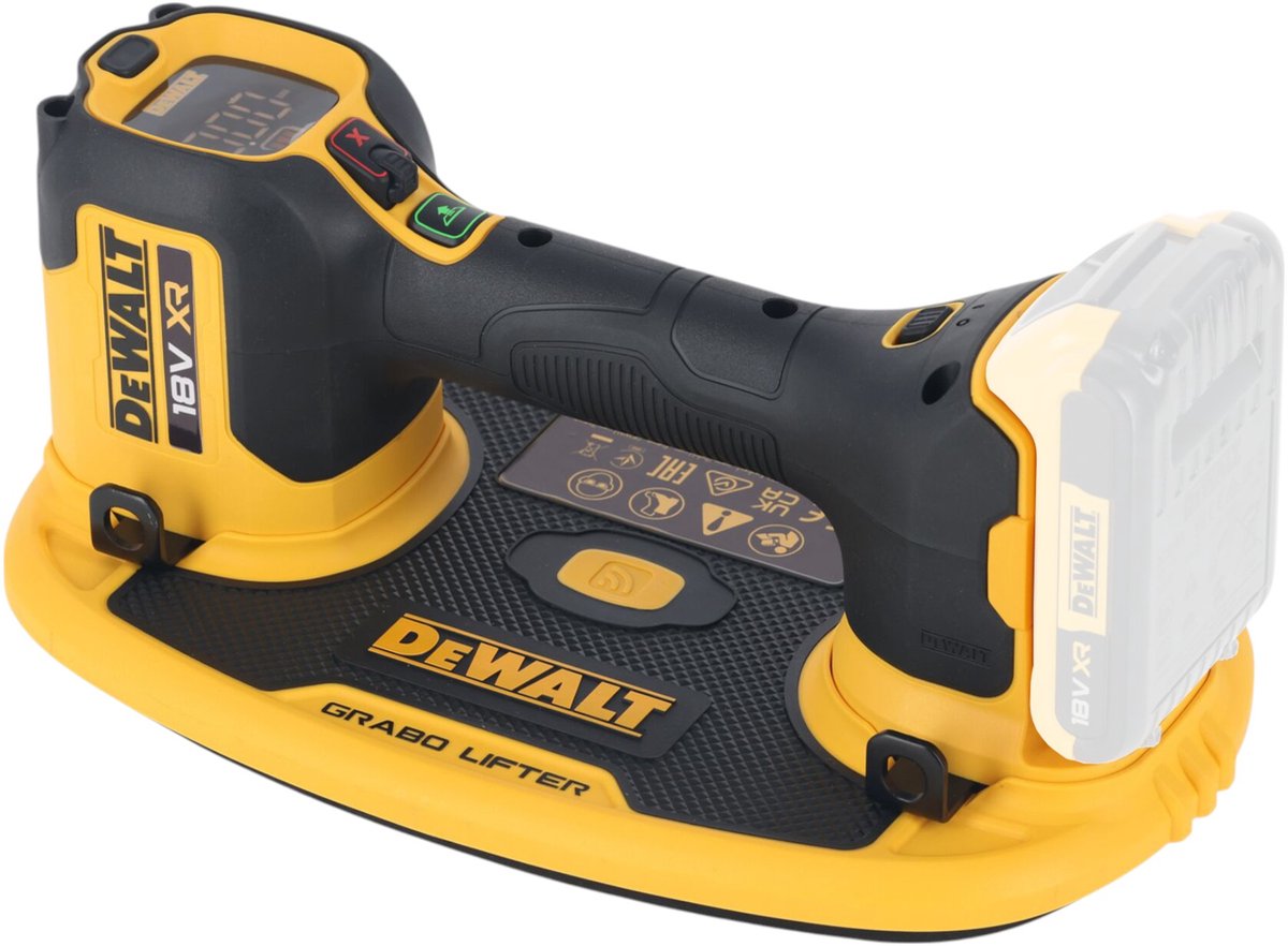 Dewalt dce590n accu vacuümlifter tegel- glasdrager 18v xr basic body