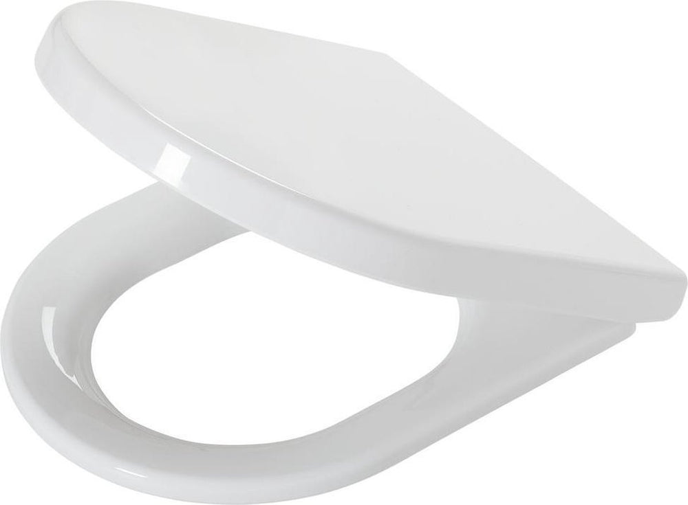 Tiger stax - wc bril - toiletbril met deksel - soft close - easy clean functie - thermoplast - wit