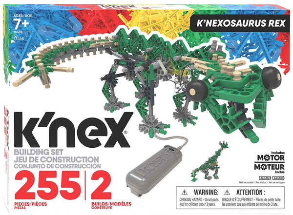 K'nex dinosaurus bouwset knexosaurus rex met motor 255-delig speelgoed.