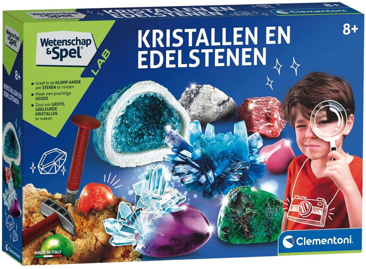 Clementoni wetenschap - kristallen edelstenen