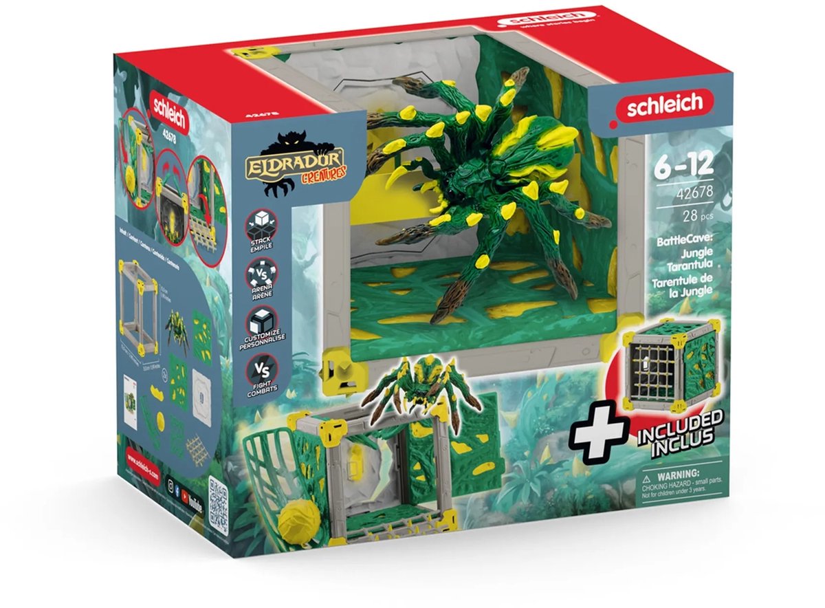 Schleich Eldrador BattleCave jungletarantula