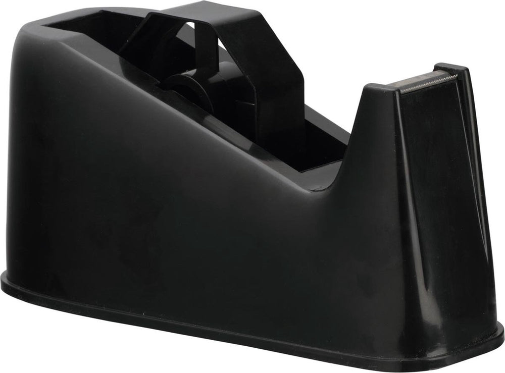 Q-connect plakbandafroller, voor rollen 25 mm x 66 m, zwart