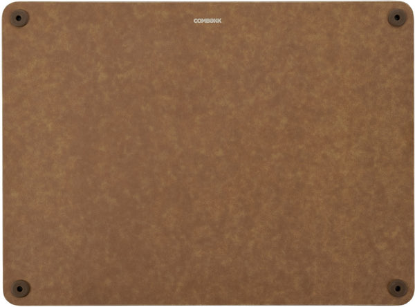Combekk snijplank – fsc geperst hout – microplasticvrij - antibacterieel - vaatwasserbestendig – 28x38 cm – bruin