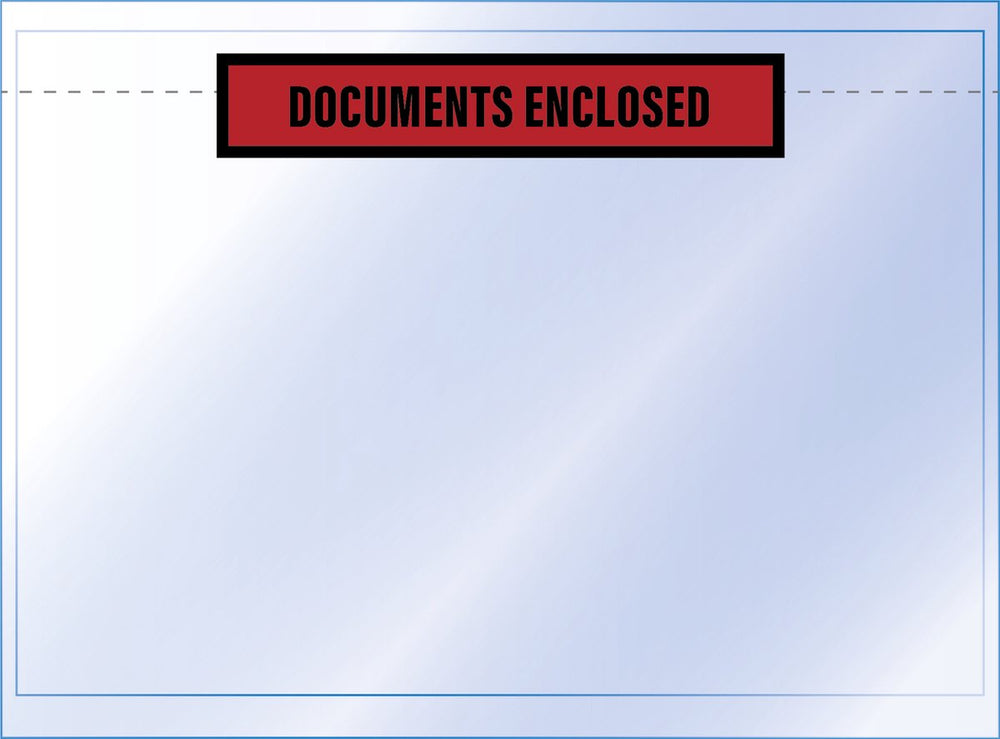 Raadhuis paklijstenvelop a6 - 165x122mm - documents enclosed - 1000 stuks