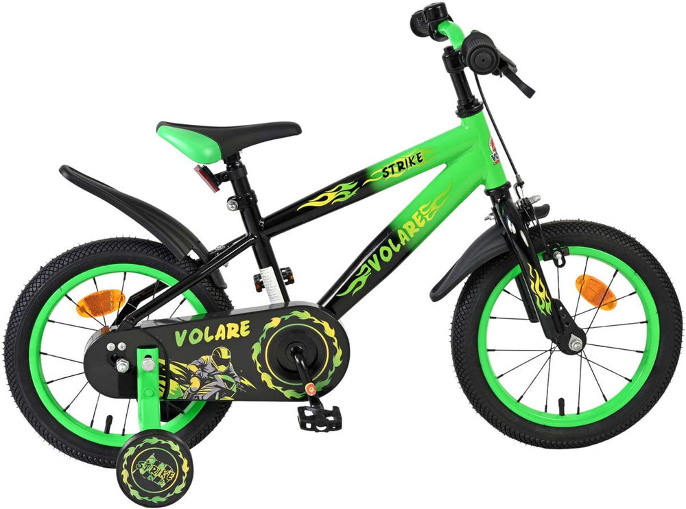 Volare strike kinderfiets - jongens - 14 inch - groen