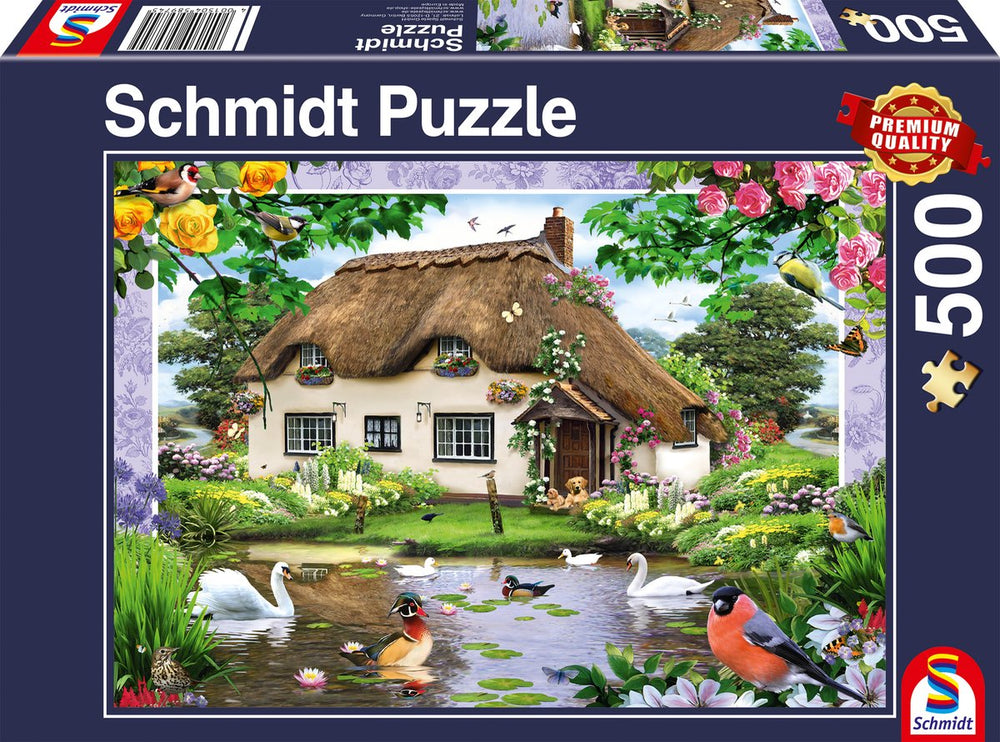 Schmidt - legpuzzel - romantisch landhuis - 500 stukjes - kinderen - vanaf 10 jaar