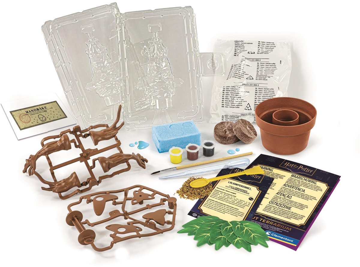 Clementoni - harry potter mandragola - wetenschap terrarium experimenteerset - vanaf 7 jaar