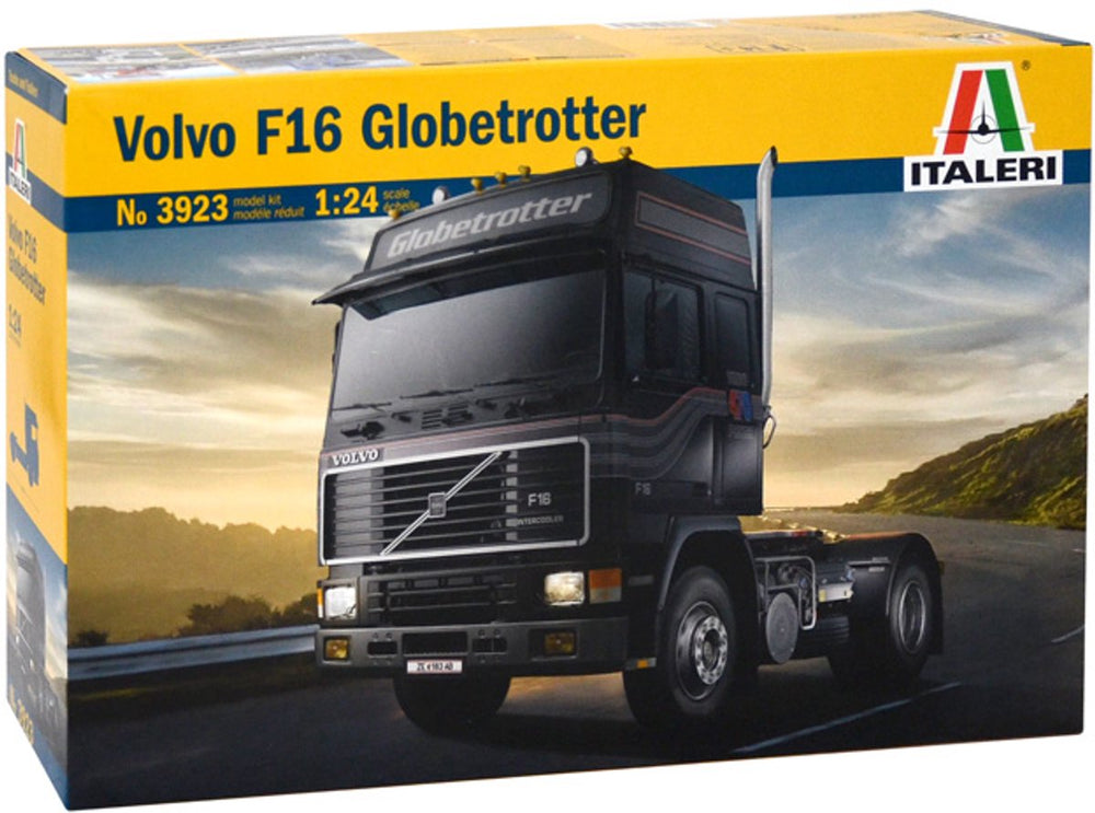 Italeri modelbouwpakket vrachtwagens - 3923 volvo f16 globetrotter plastic - 1:24 - modelbouw