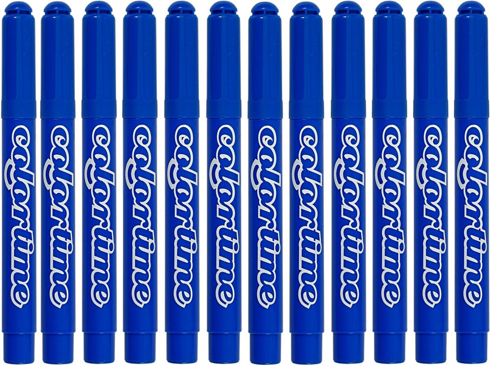 Colortime stift, 5 mm lijn, azuur transparant gl, 12 stuks