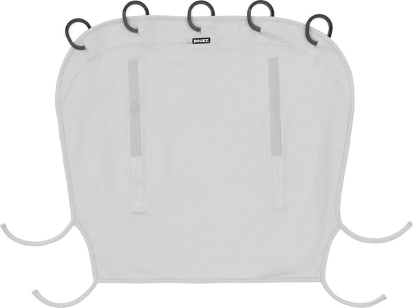Dooky universal cover zonnescherm kinderwagen - uv bescherming voor je kind - zonnedoek buggy - uni grijs