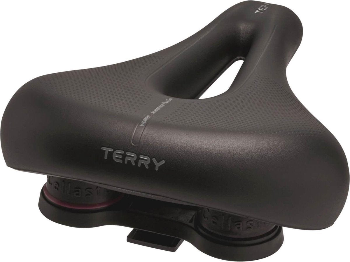 Terry saddle Anatomica Flex gel women black