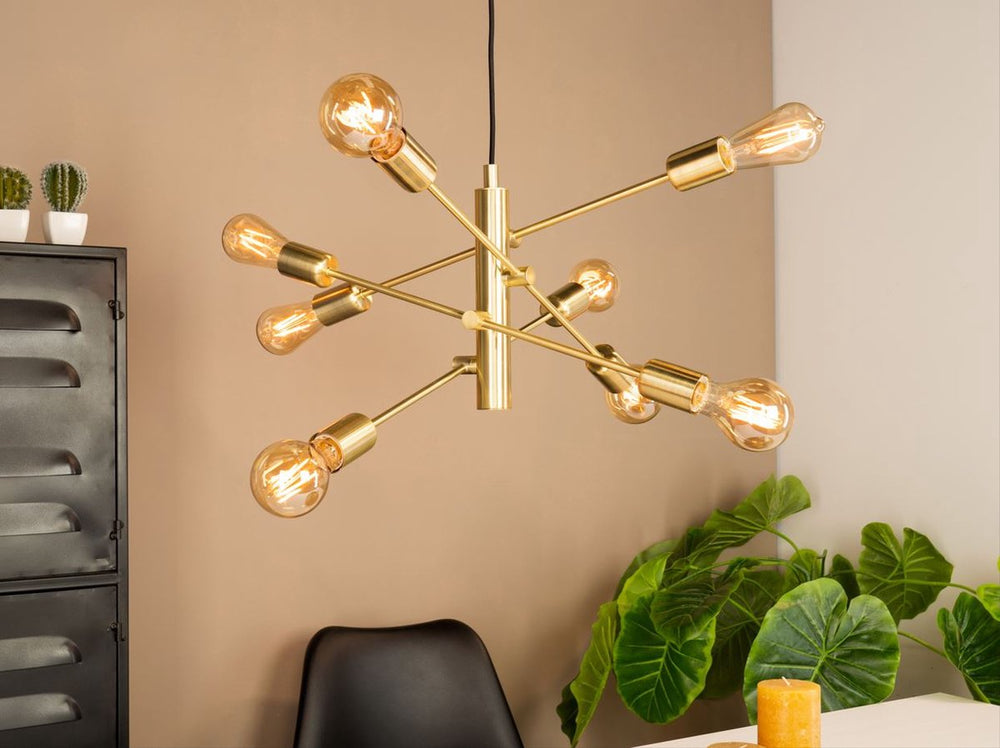 Eglo gradoli 1 hanglamp - e27 - ø 71 cm - goud