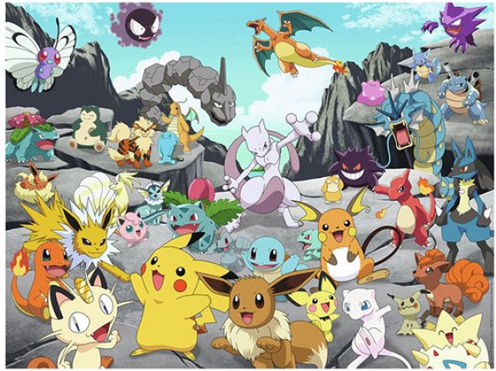 Ravensburger legpuzzel Pokémon klassiekers, 1500st.