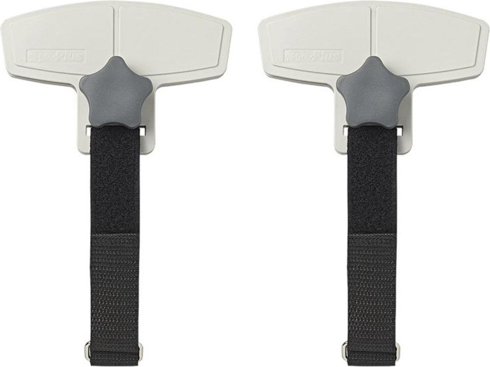 Proplus luifel bevestigingsclips - anti-flapperen - zwart - set van 2