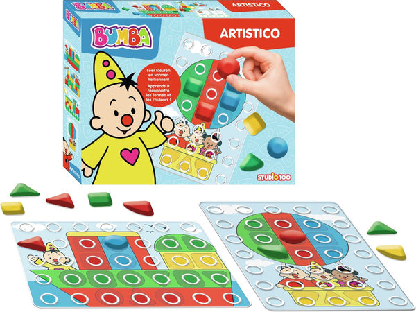 Bumba educational game - artistico - learn to recognize colours and shapes