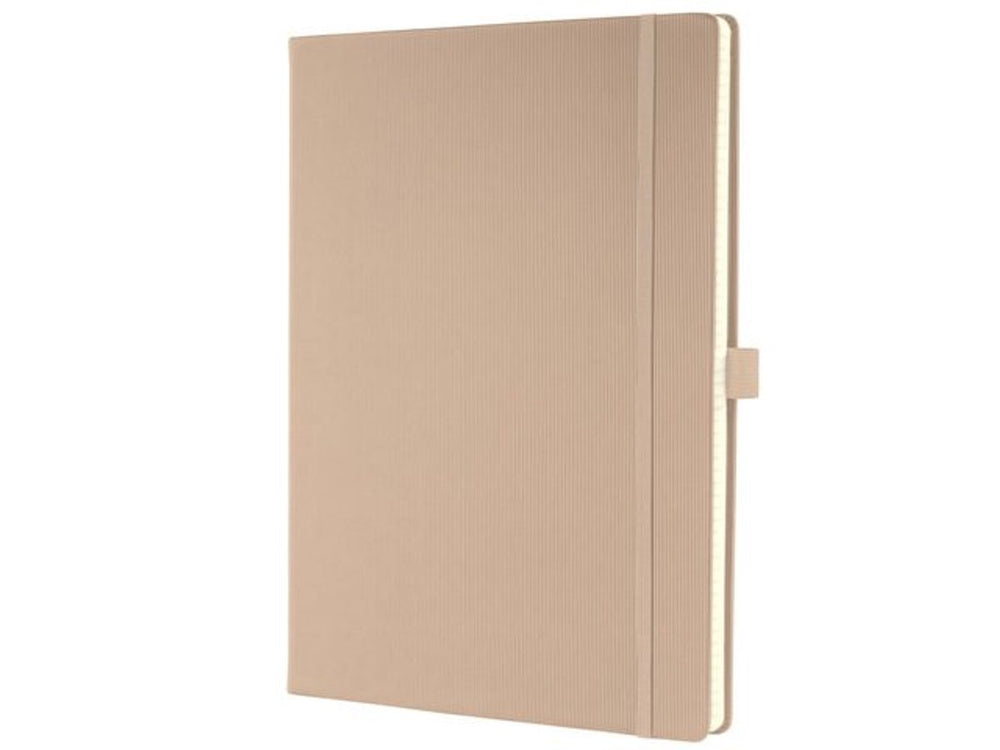 Sigel notitieboek - conceptum pure - a4 - beige - hardcover - 194 pagina's - 80 grams - geruit - si-co640