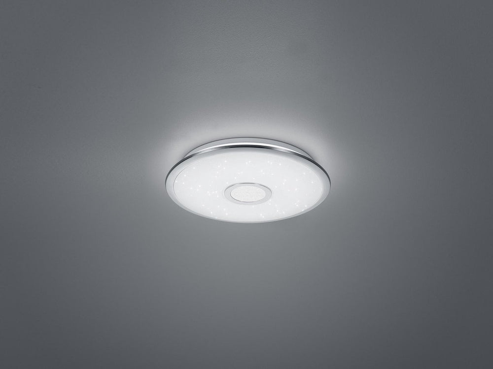 Trio osaka - plafonniere - chroom - smd led - binnenverlichting