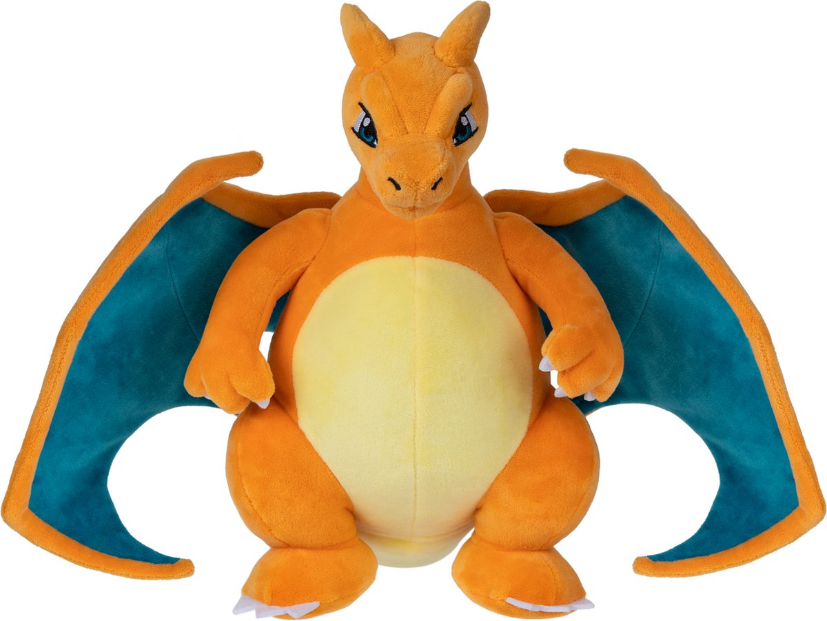 Jazwares pokémon knuffel pluche charizard, 30cm