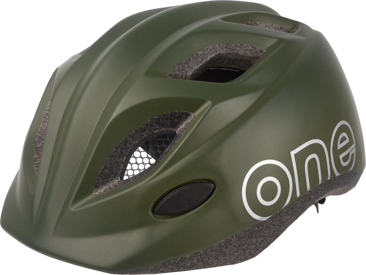 Kinder helm xs 46-53cm bobike one plus olive Groen