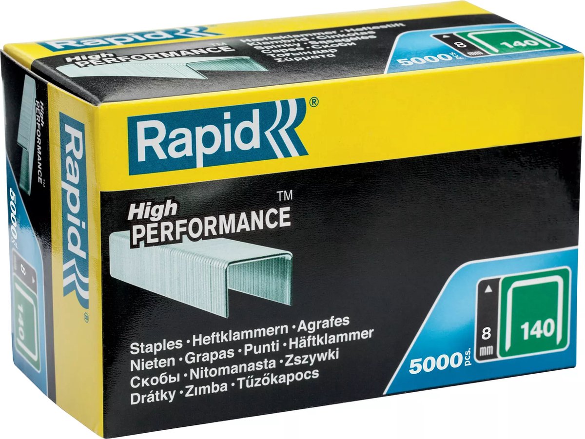Rapid nr. 140 vlakdraadnieten 8 mm - 5000 nietjes