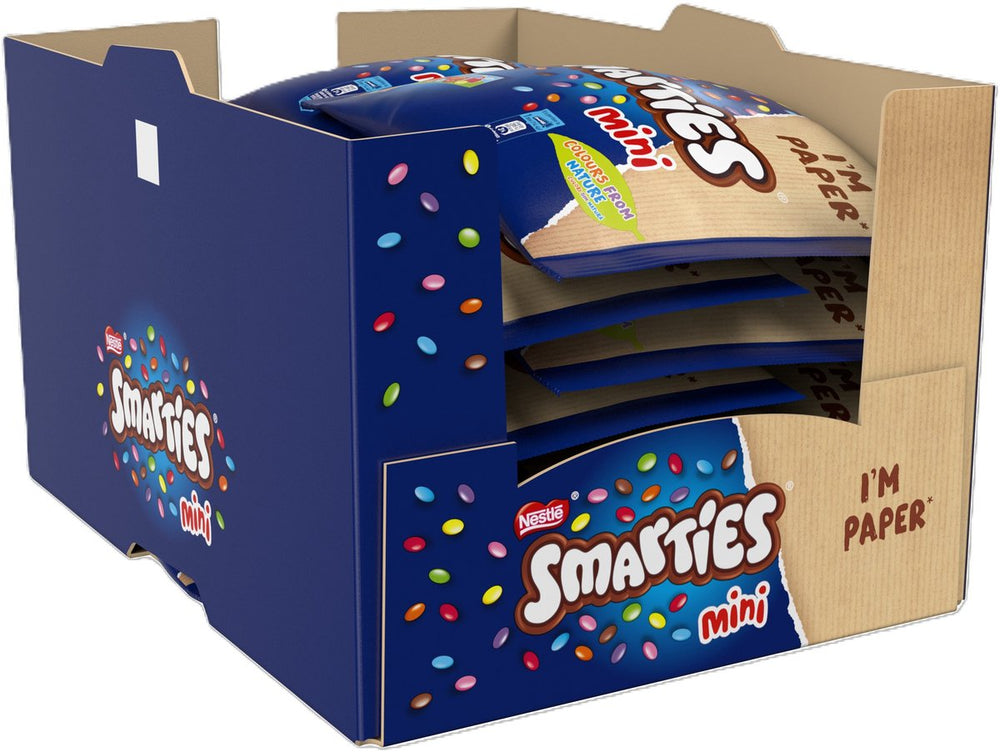 Smarties mini doosjes met melkchocolade - 12 zakken x 259g