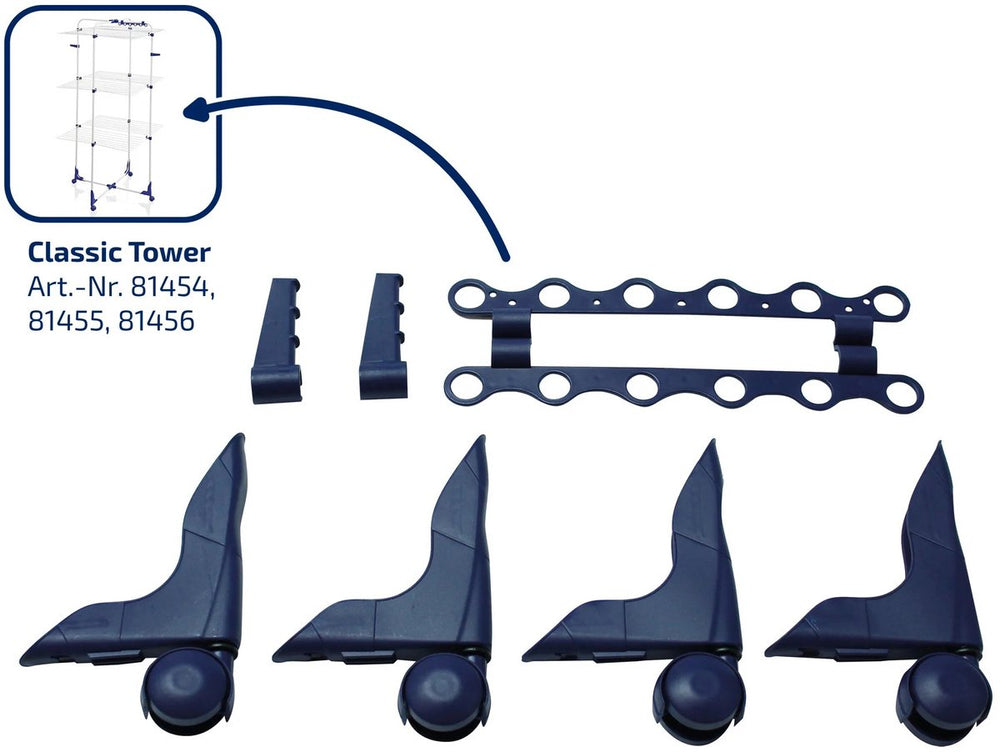 Leifheit accessoireset droogtoren - classic tower - 270, 340 en 450