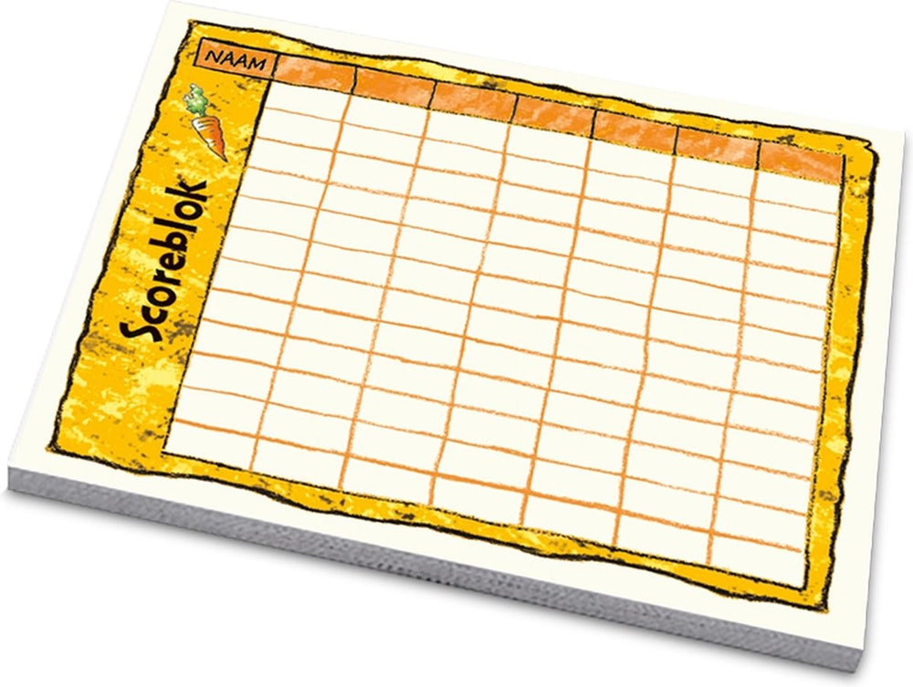 999spellen 999 spellen scoreblokken konijnenhokken scoreblokken, 3st.