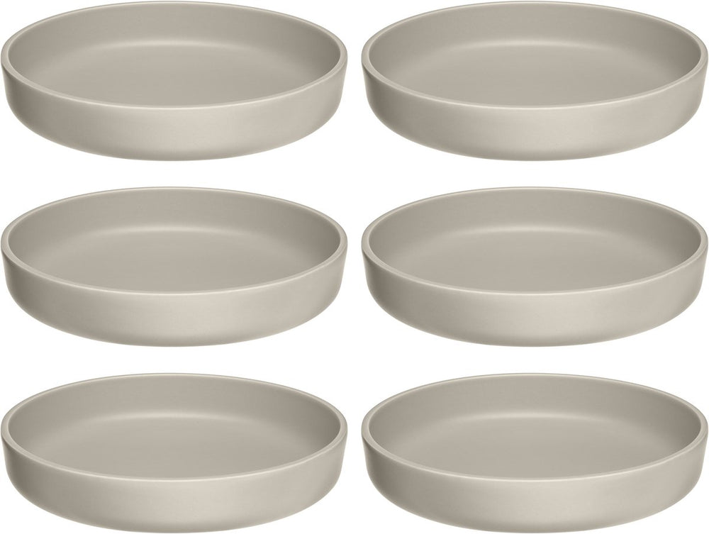 Leonardo roma bord diep 20cm beige - set 6