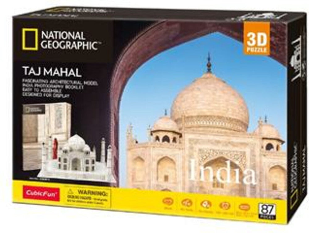 Kubieke leuke 3D-puzzel van National Geographic Taj Mahal