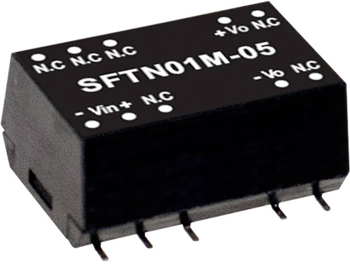 Mean well sftn01l-05 dc dc-convertermodule 200 ma 1 w aantal uitgangen: 1 x inhoud 1 stuk(s)