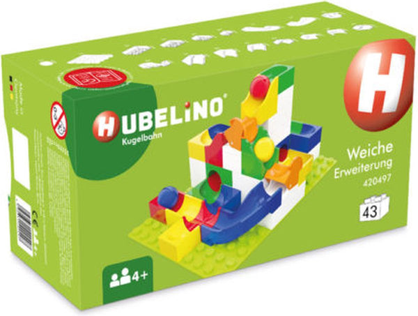 Hubelino Marble Run Expansion Set Switch - 43 pcs.