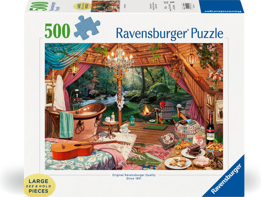Ravensburger Cozy Glamping Jigsaw Puzzle - 500 Large Format Pieces