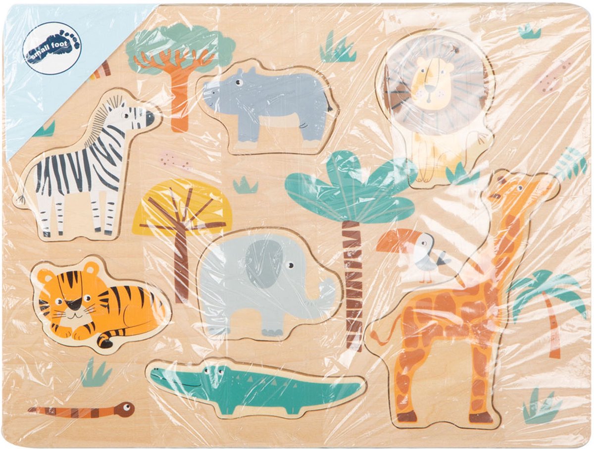 Small foot - houten puzzel safari