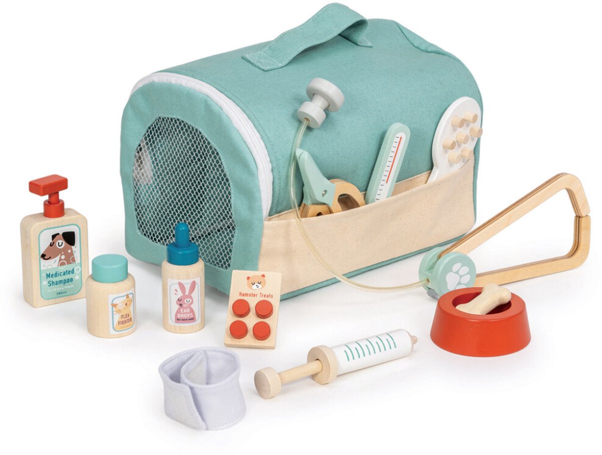 Tender leaf dierenreddingstasje speelgoed dierenarts set voor kinderen.