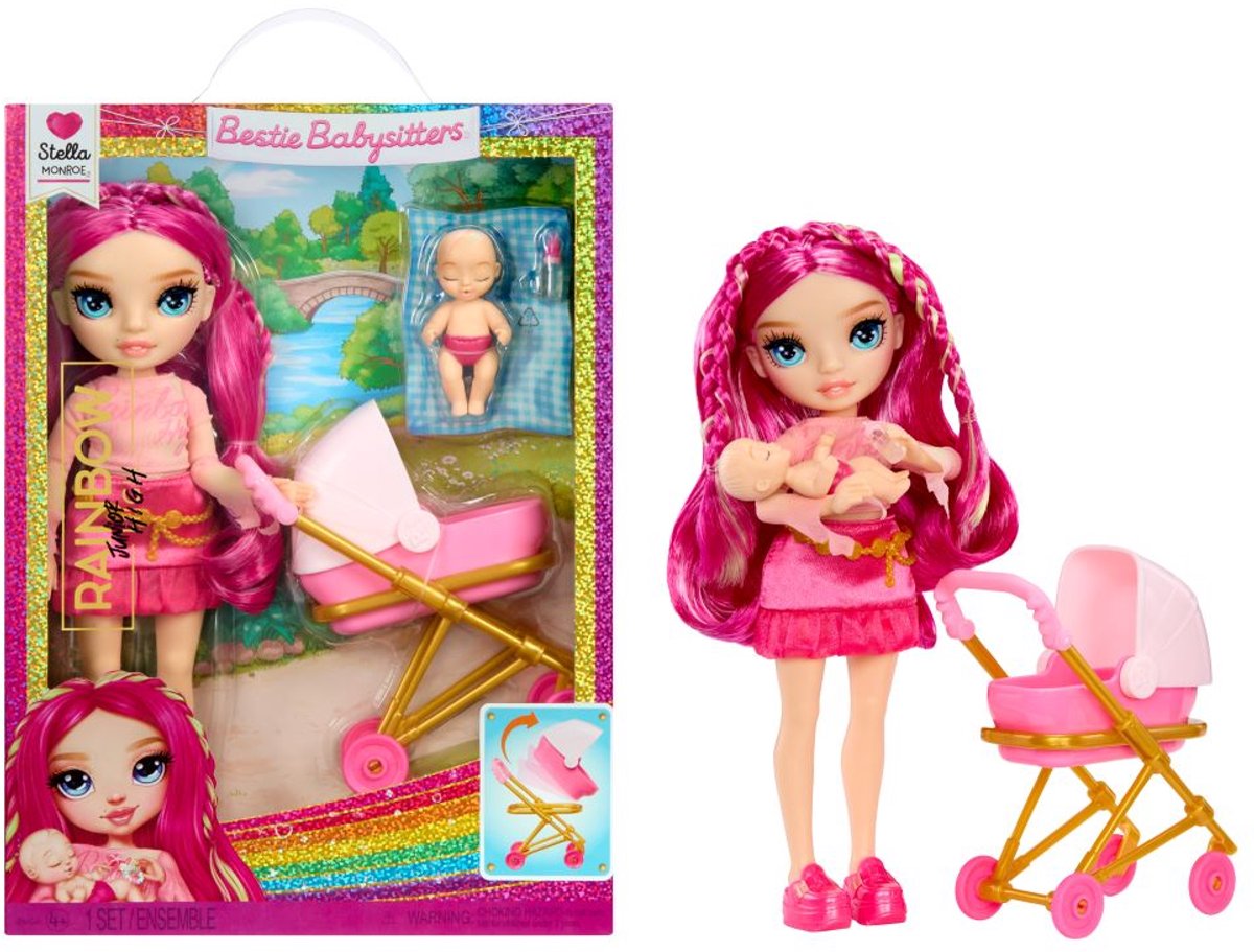 Van der meulen rainbow high jr high bestie babysitters fashion doll stella.
