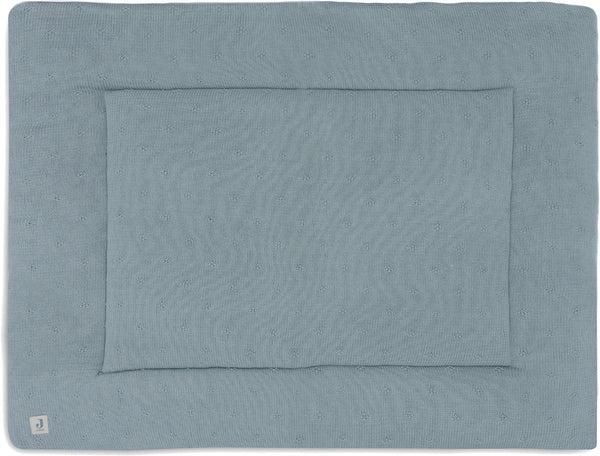 Jollein - boxkleed 75x95cm - speelkleed baby - cosy knit sea green