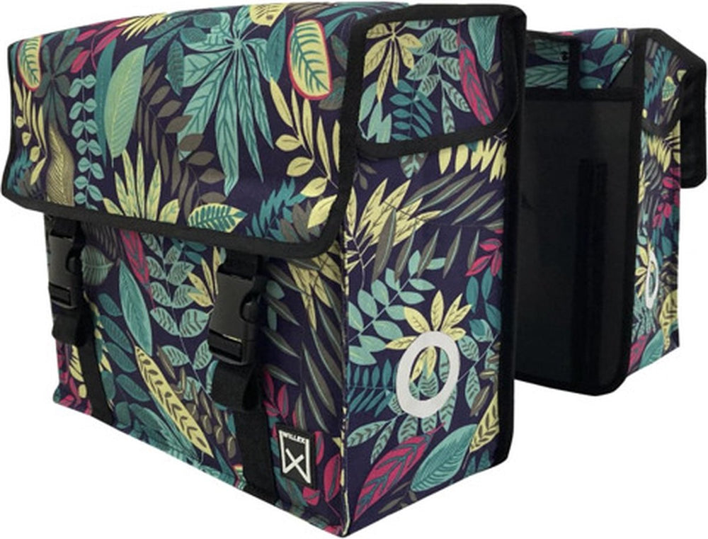 Willex - dubbele tas - city forest - universele bevestiging - 34 liter