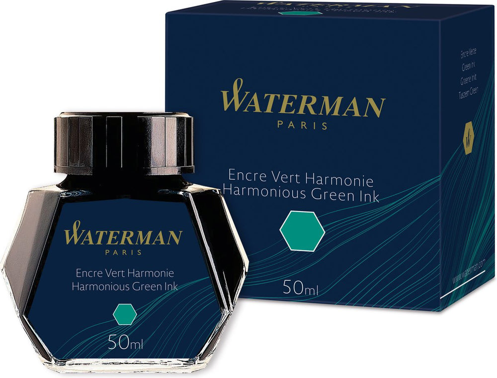 Waterman vulpeninkt | harmonieus groen | fles van 50 ml