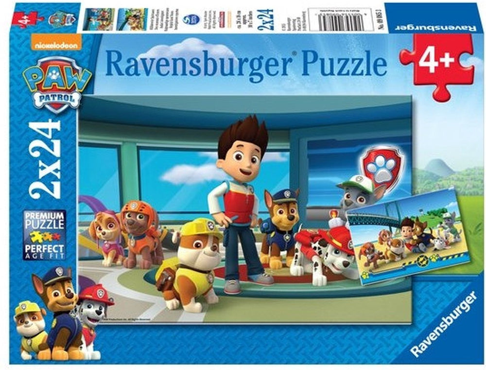 Ravensburger Paw Patrol Puzzle: Helpful Detectives - 2x24 pieces - Children's Puzzle