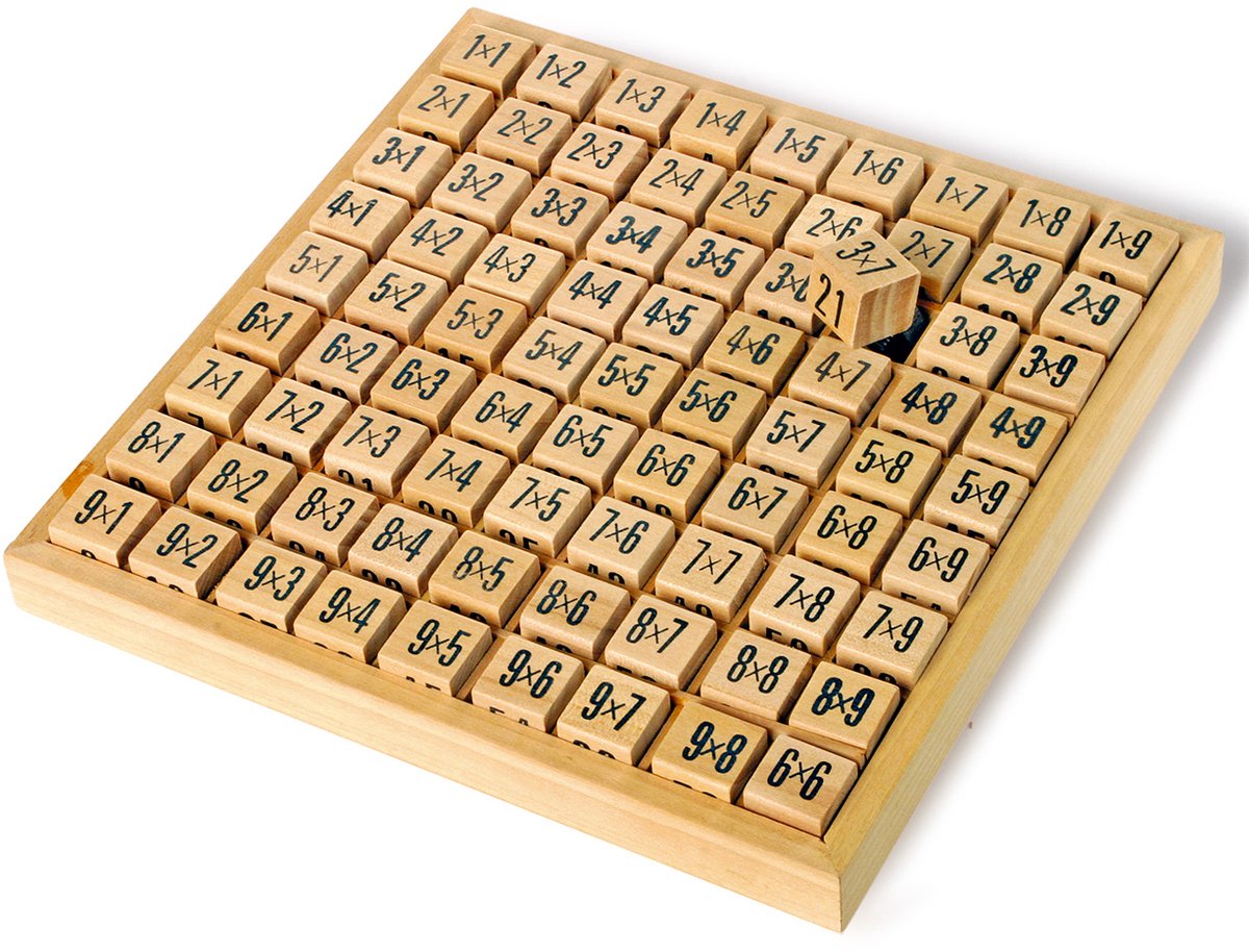 Small foot - calculating board - multiplication tables from 1 to 10
