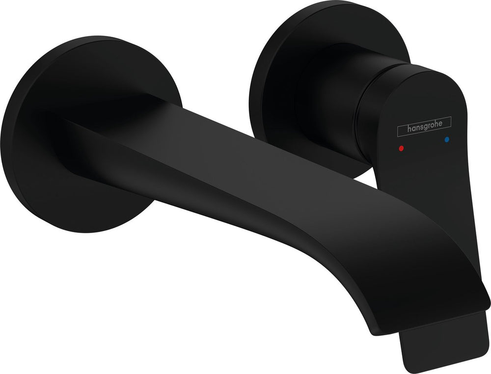 Hansgrohe vivenis afbouwdeel - voor inbouw 2-gats wastafelkraan - voorsprong 19.5cm - mat zwart