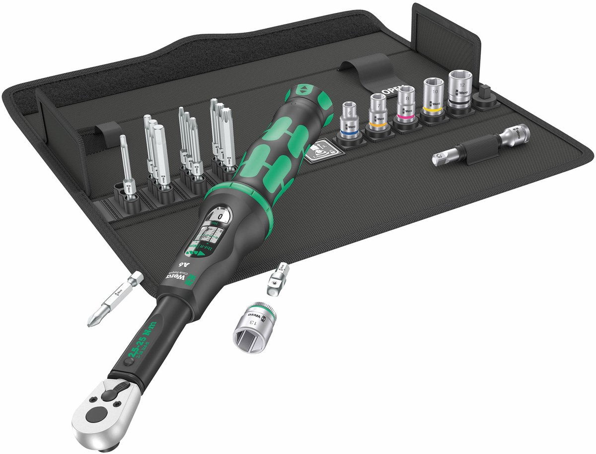 Wera click-torque a6 set 1 draaimomentsleutel (zwart groen)