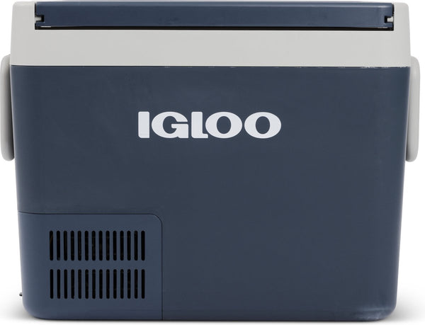 Igloo icf 40 compressor koelbox - 40l - 12 24 230v - blauw-wit