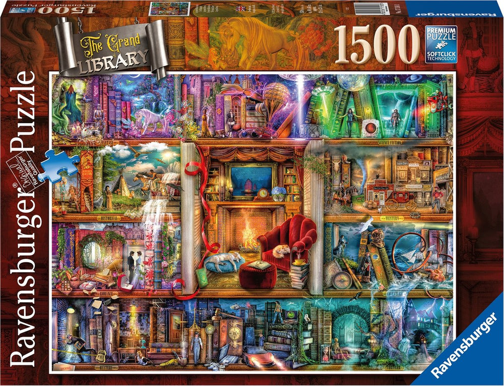 Ravensburger The Great Library jigsaw puzzle - 1500 pieces