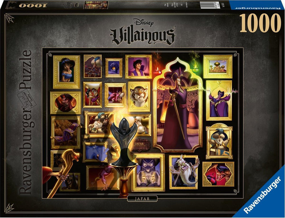 Ravensburger puzzel disney villainous: jafar - legpuzzel - 1000 stukjes