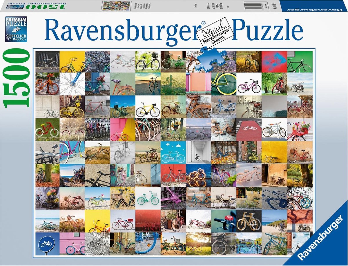 Ravensburger puzzel 99 fietsen en meer…. - legpuzzel - 150 stukjes