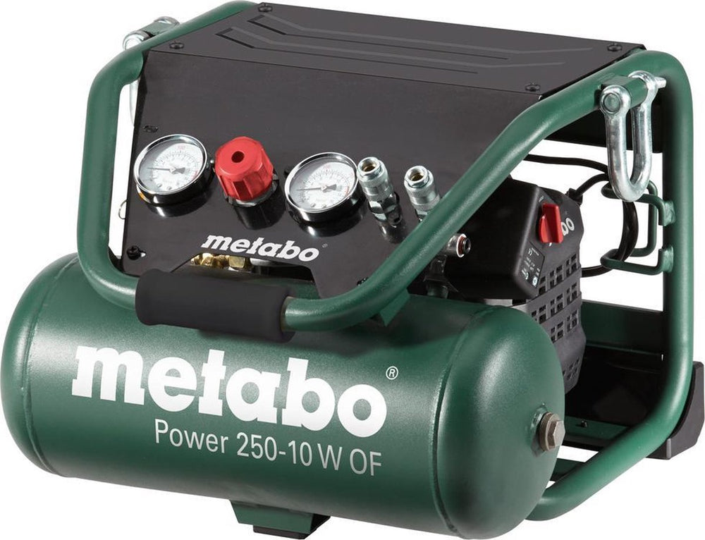 Metabo power 250-10 w of compressor - 1500w - 10 bar - 10l - 100 l min
