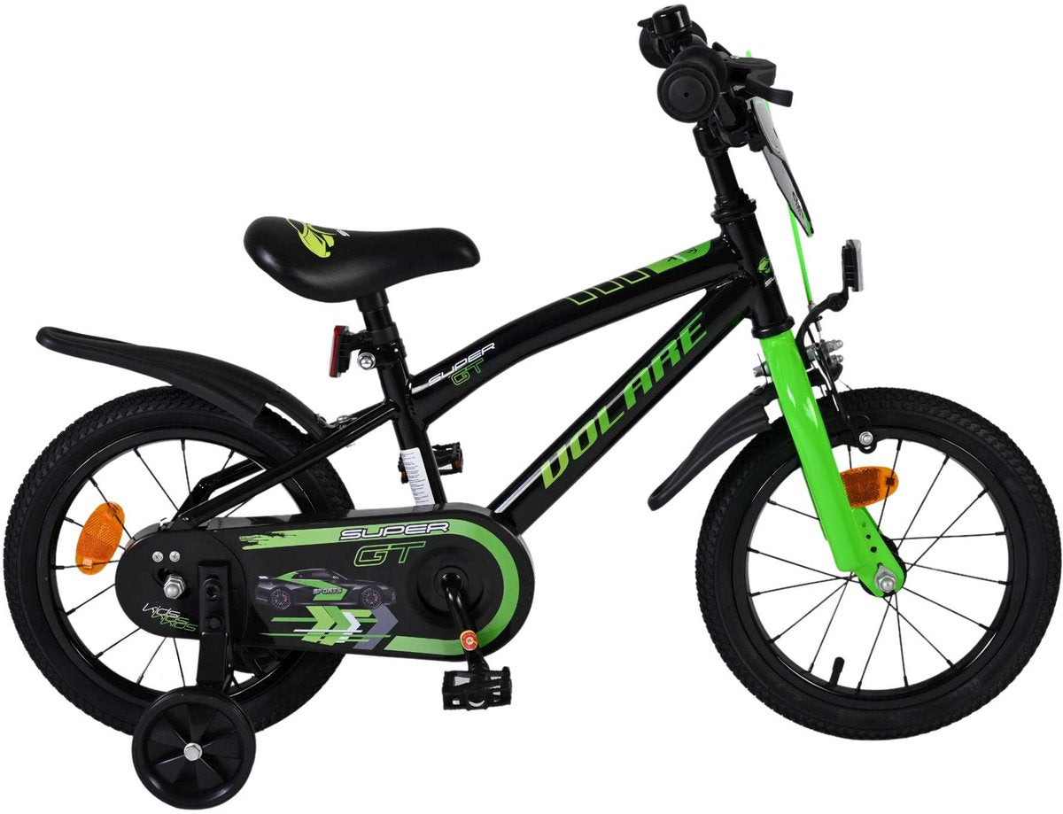 Volare Super GT Kinderfiets - Jongens - 14 inch - Groen