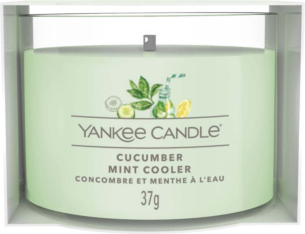 Yankee candle filled votive - cucumber mint cooler - 10 branduren - 1 stuk